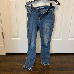 Comfy 7 jeans - high rise ankle skinny - medium wash